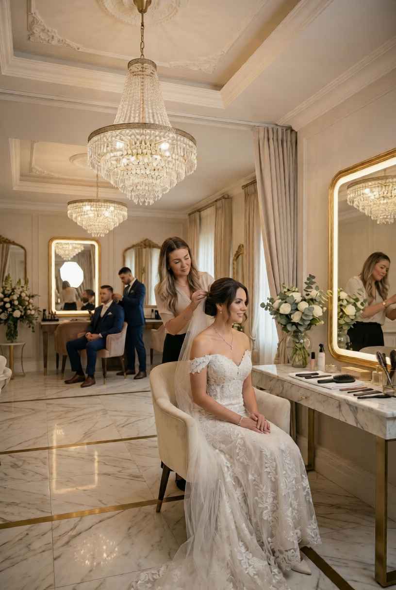 Premium Bridal Makeover and Suite at Adams Salon Tirunelveli