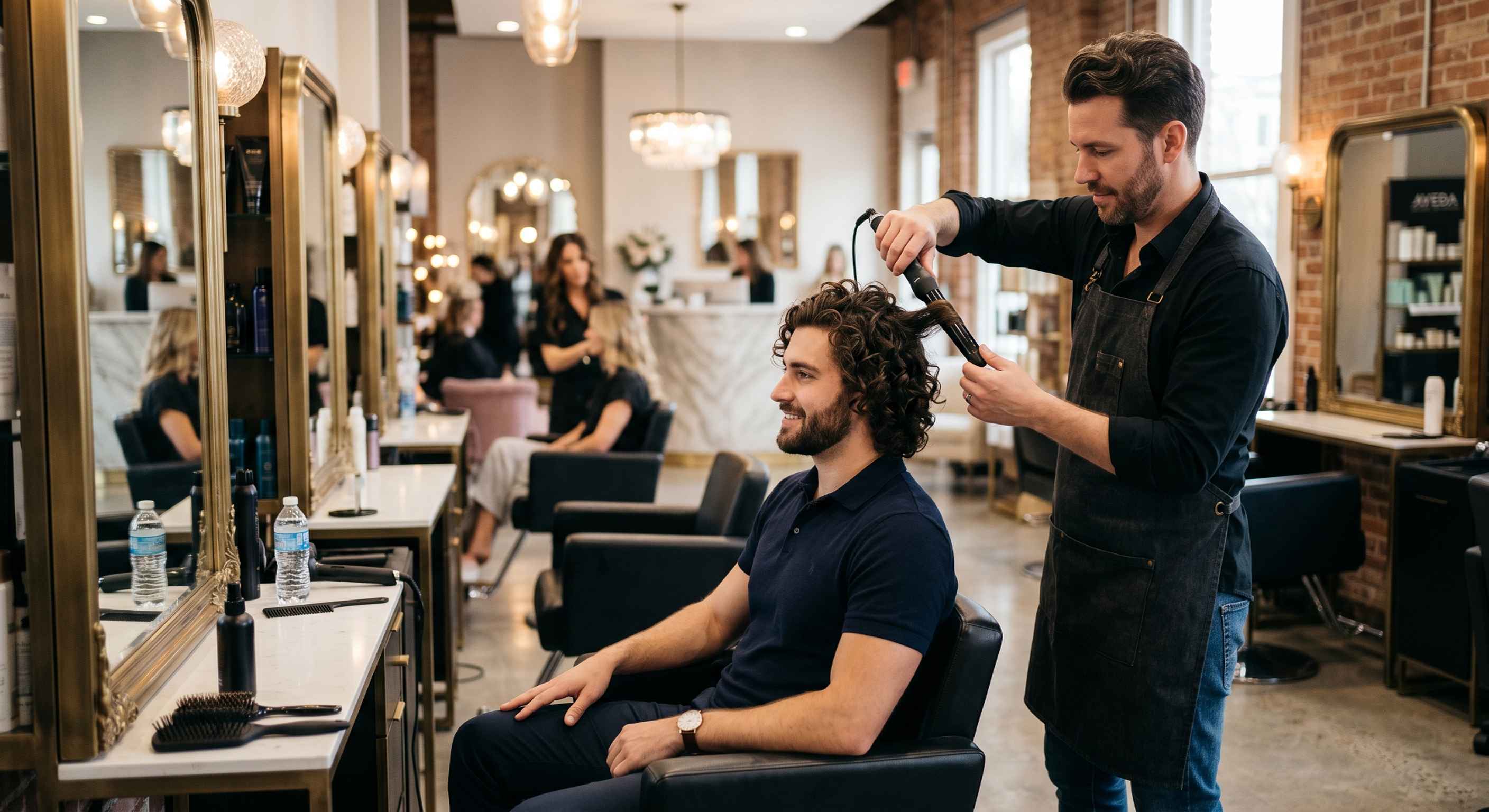 Expert Hair Curling and Straightening by Top Stylists in Tirunelveli