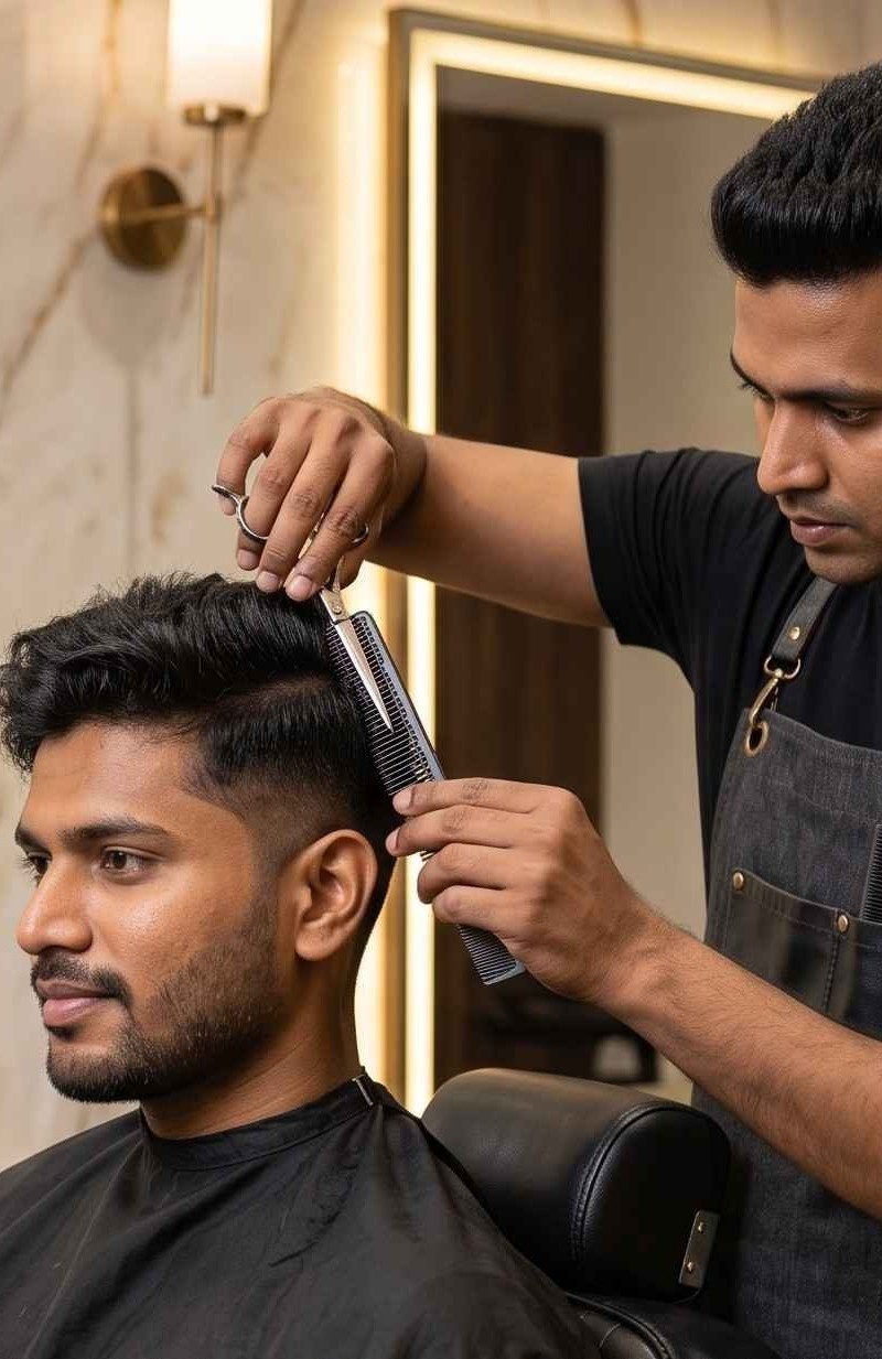 Precision haircuts and styling by expert hairdressers in Tirunelveli